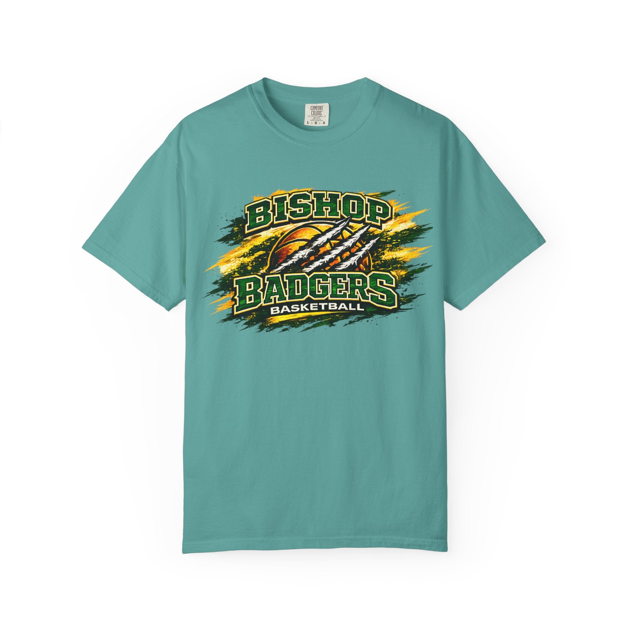 Bishop Badgers Basketball T-Shirt – Vintage Team Graphic