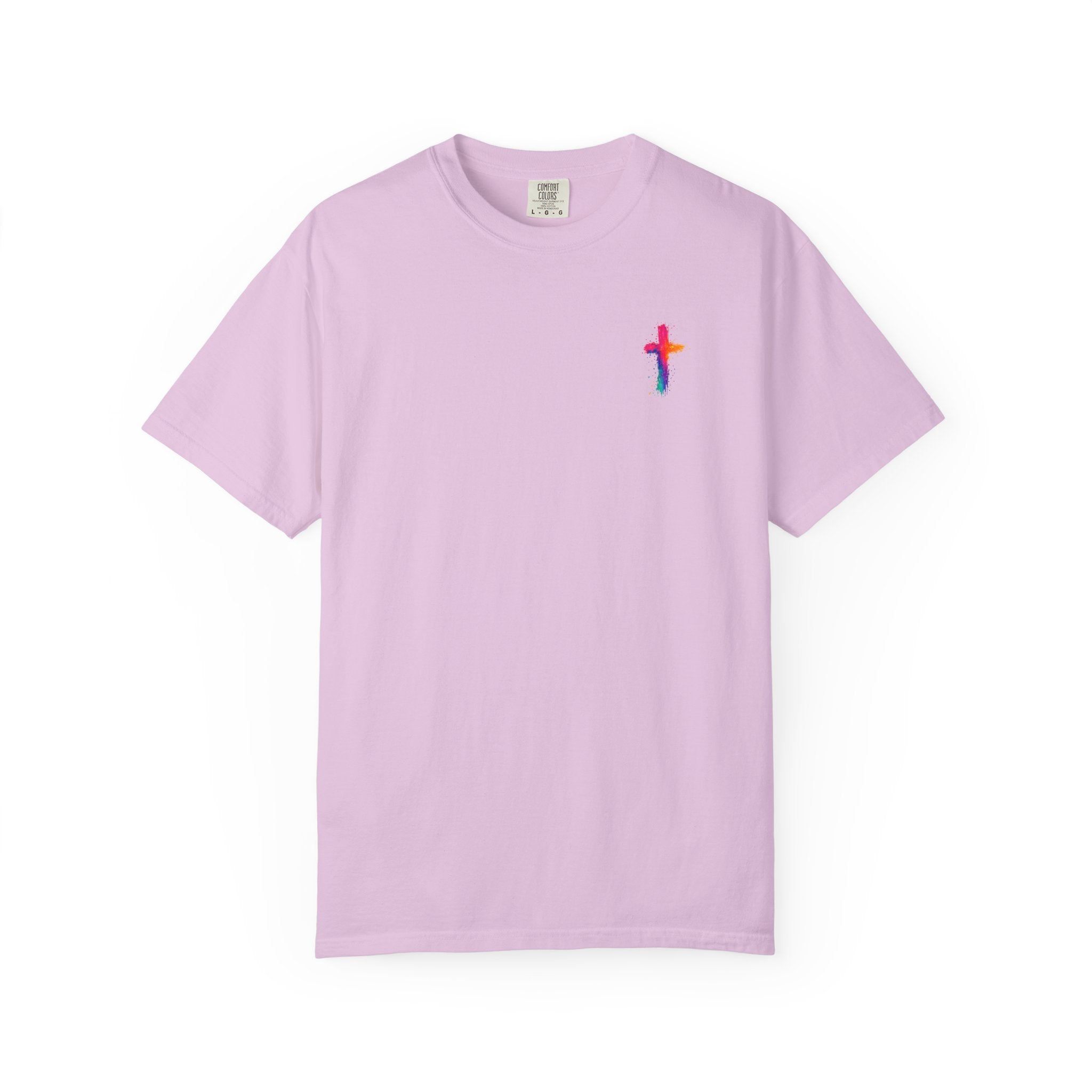 Christian Cross T-Shirt — “The Battle Is Not Yours, It’s the Lord’s” Scripture Tee