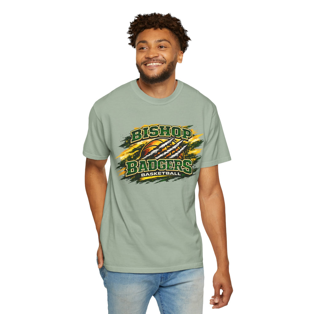 Bishop Badgers Basketball T-Shirt – Vintage Team Graphic