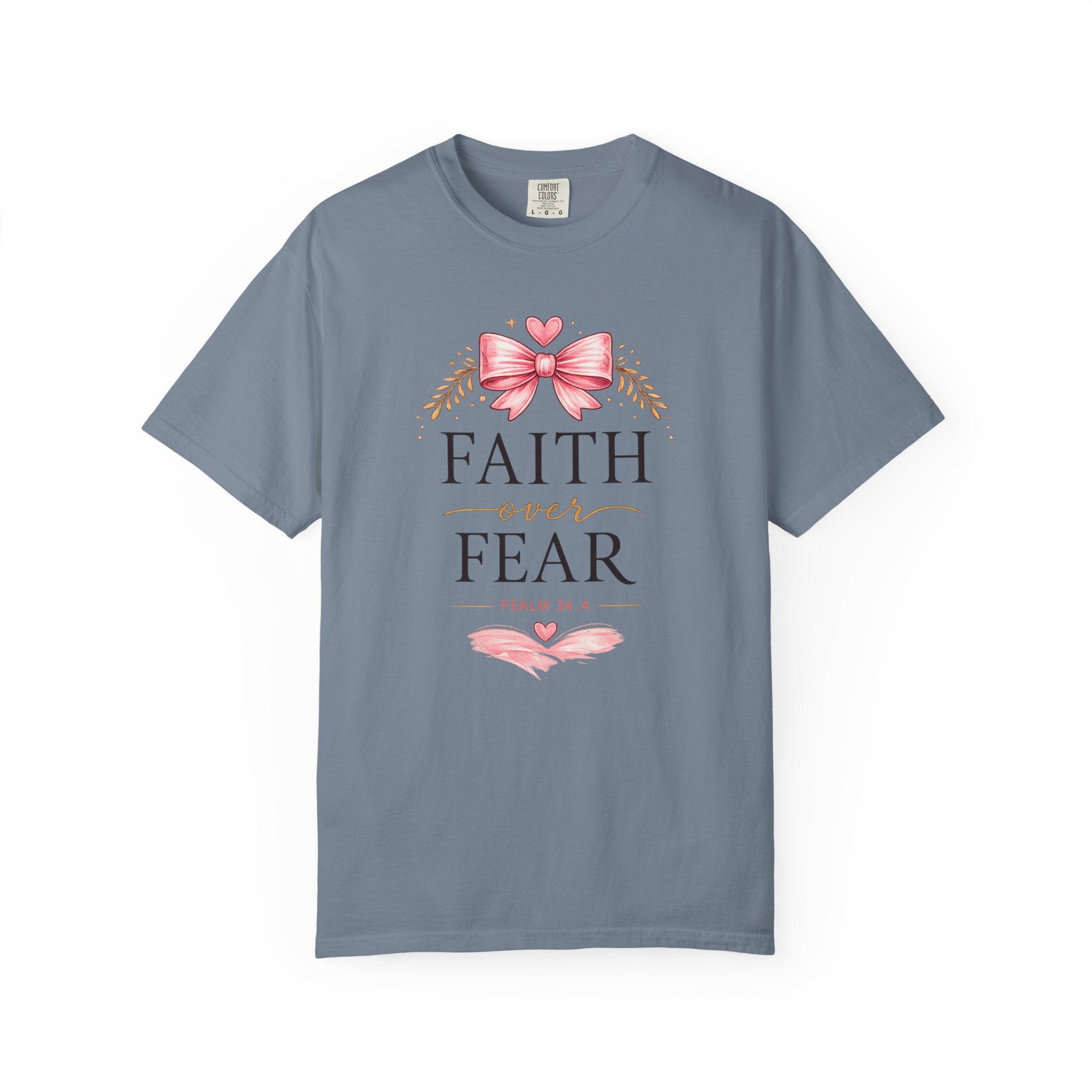 Faith Over Fear T-Shirt — Christian Inspirational Graphic Tee