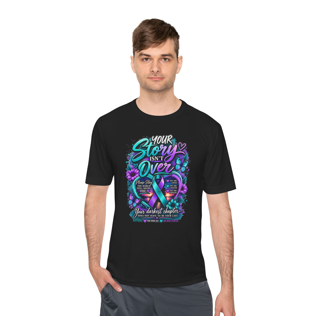 Your Story Isn't Over Awareness Tee — Suicide Prevention Ribbon Support Shirt