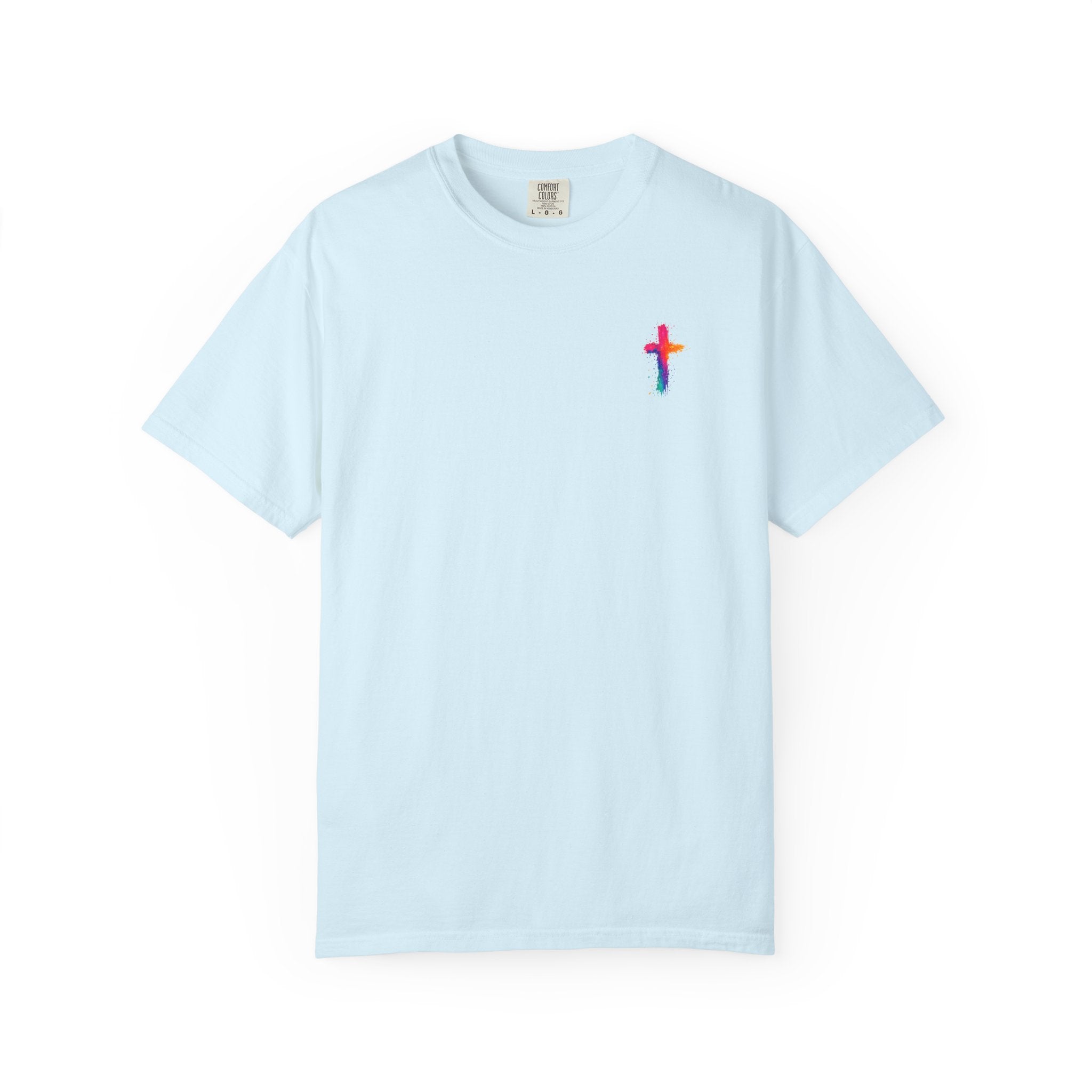 Christian Cross T-Shirt — “The Battle Is Not Yours, It’s the Lord’s” Scripture Tee