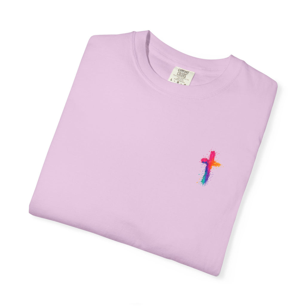 Christian Cross T-Shirt — “The Battle Is Not Yours, It’s the Lord’s” Scripture Tee