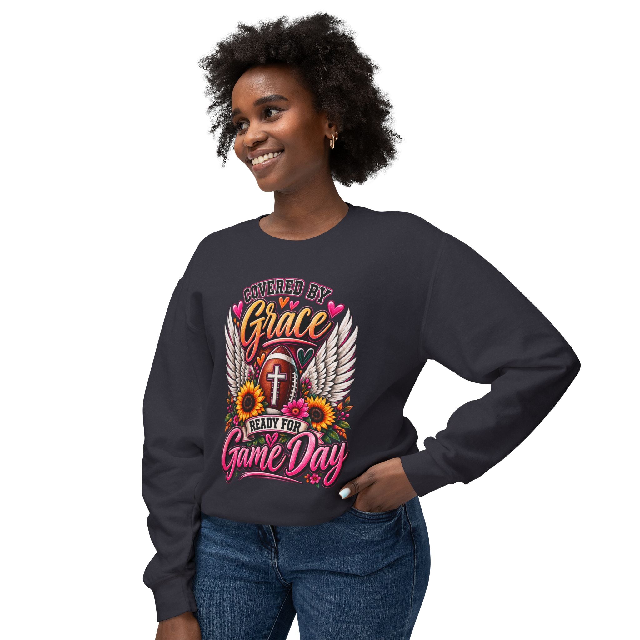 Covered by Grace Game Day Crewneck Sweatshirt