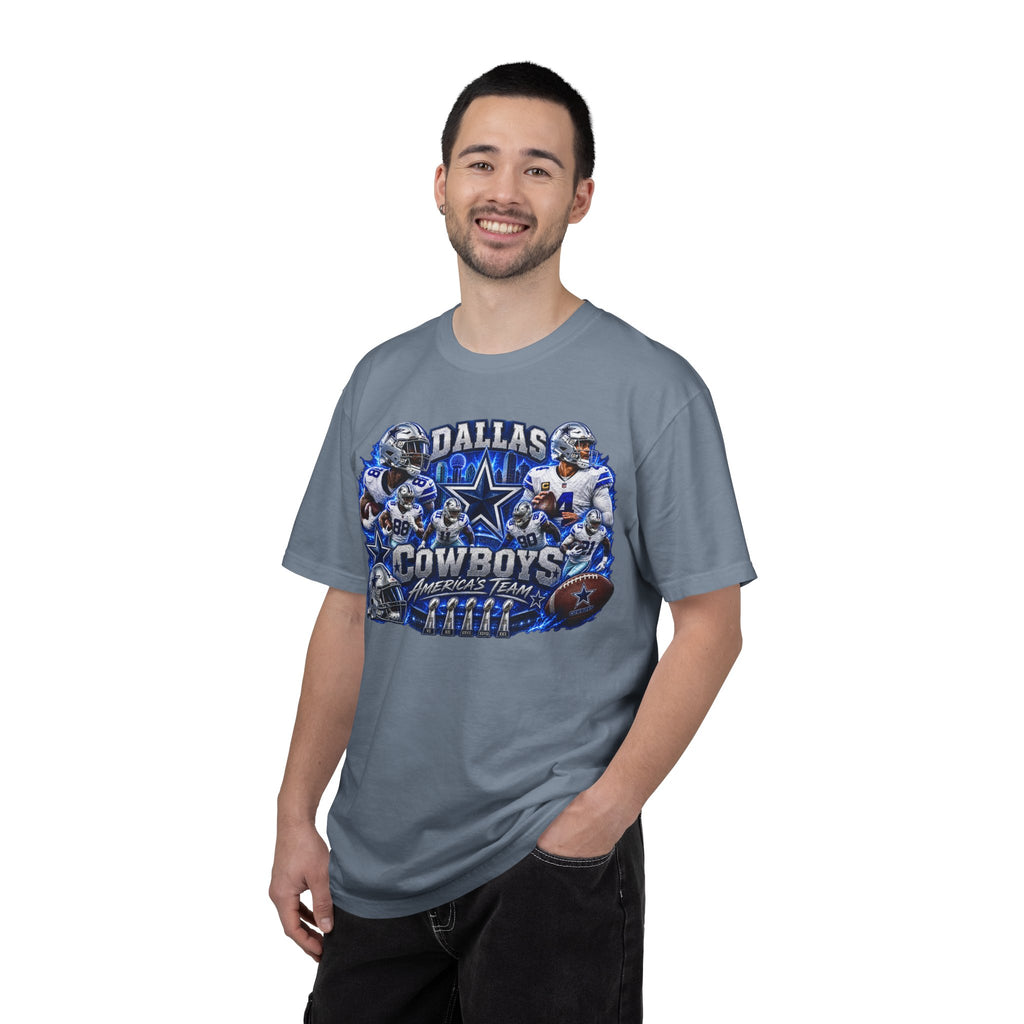 Dallas Cowboys Football T-Shirt — Team Logo & Players Graphic