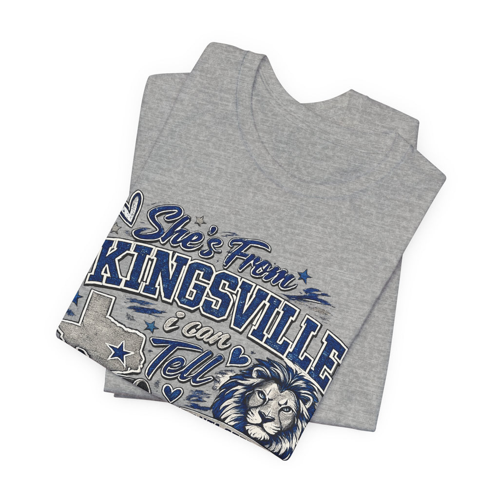 Kingsville Lions 'She's From Kingsville' T-Shirt — School Spirit Tee