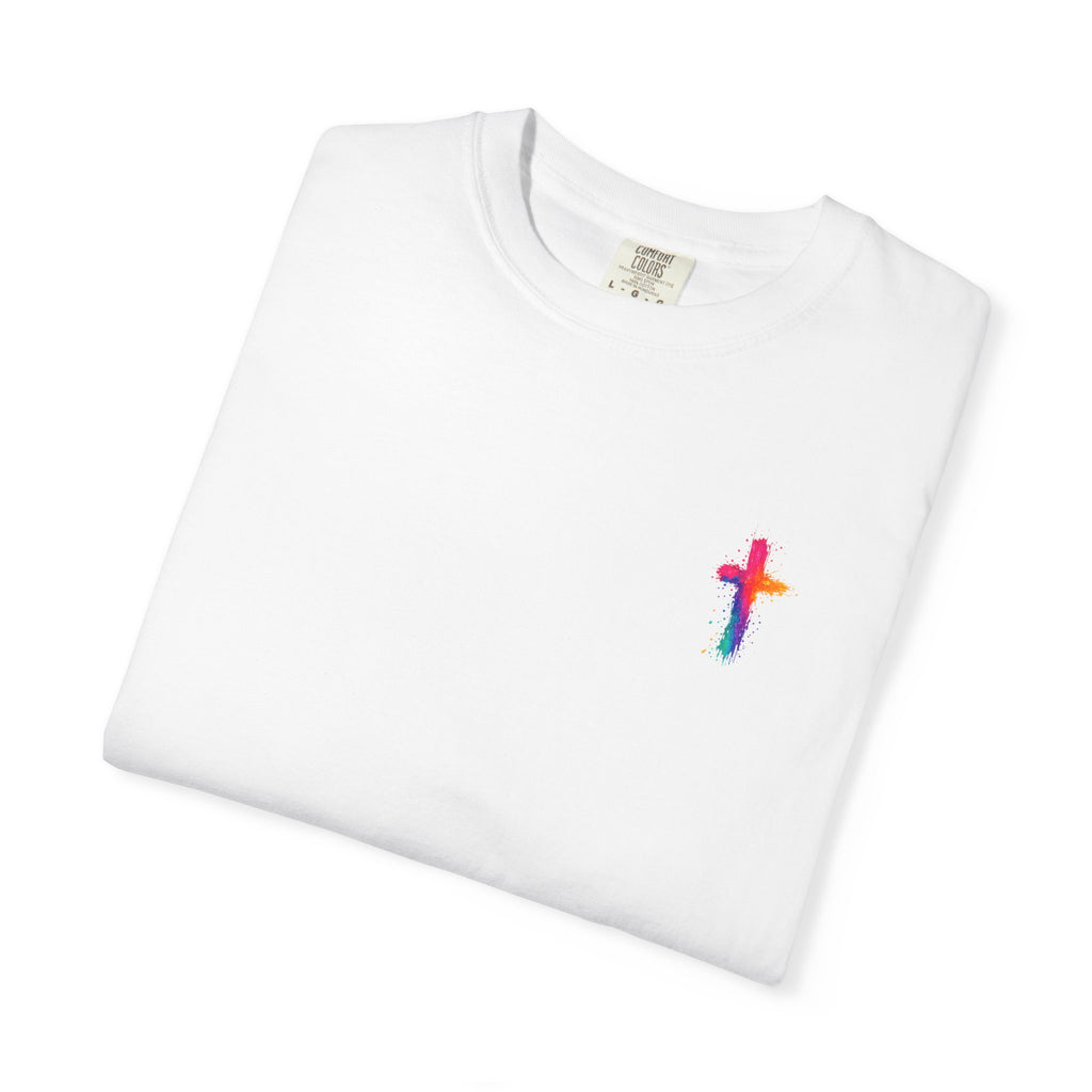 Christian Cross T-Shirt — “The Battle Is Not Yours, It’s the Lord’s” Scripture Tee