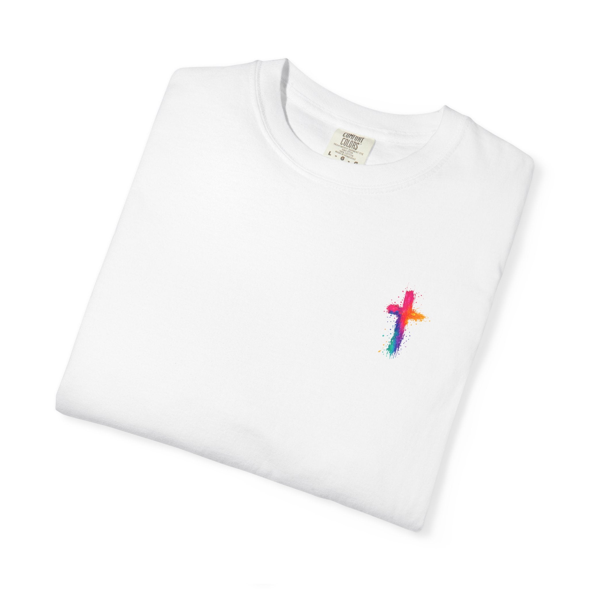 Christian Cross T-Shirt — “The Battle Is Not Yours, It’s the Lord’s” Scripture Tee