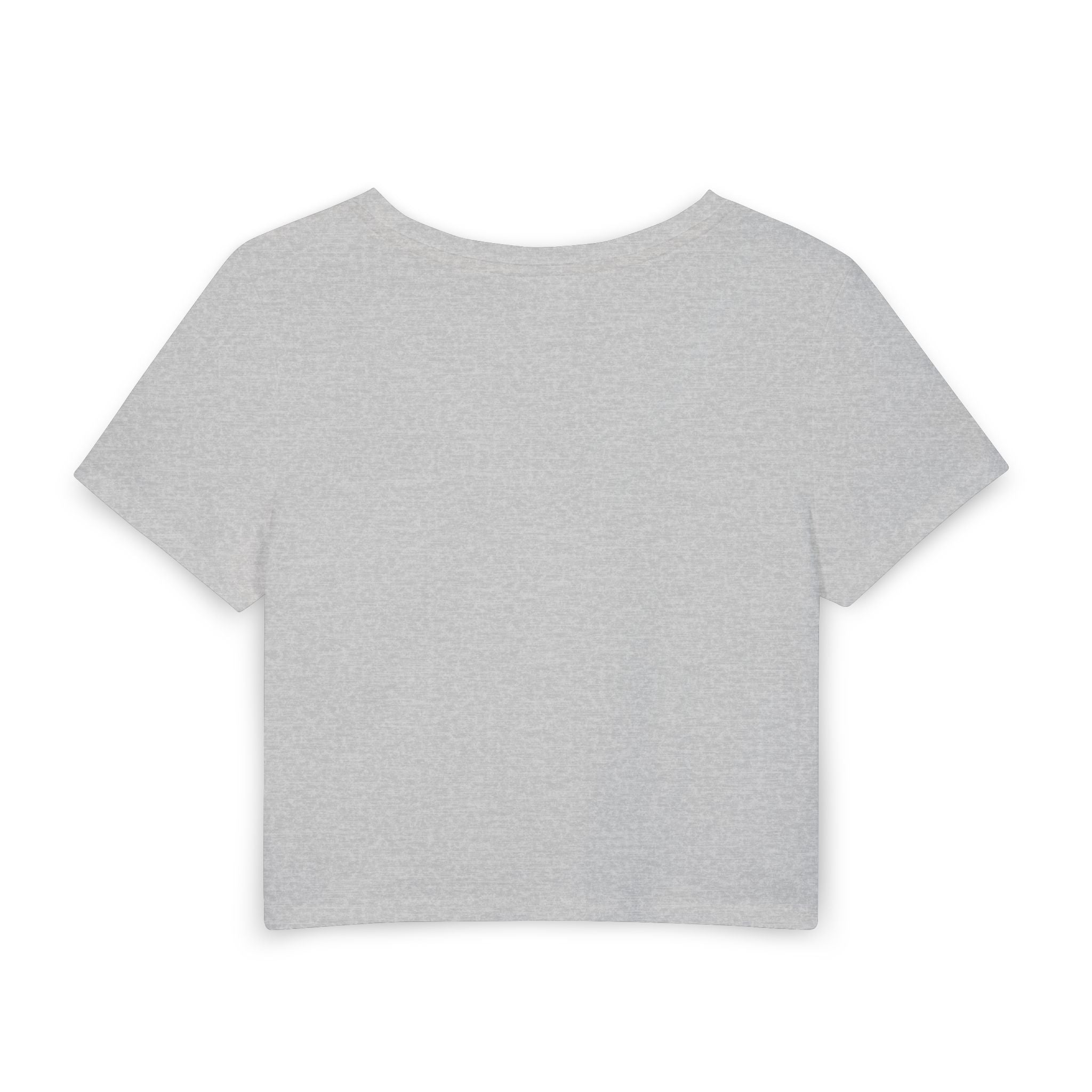 Love Island "Kissing Is Like A Handshake" Women's Baby Tee — Retro Tropical Graphic Cropped Tee