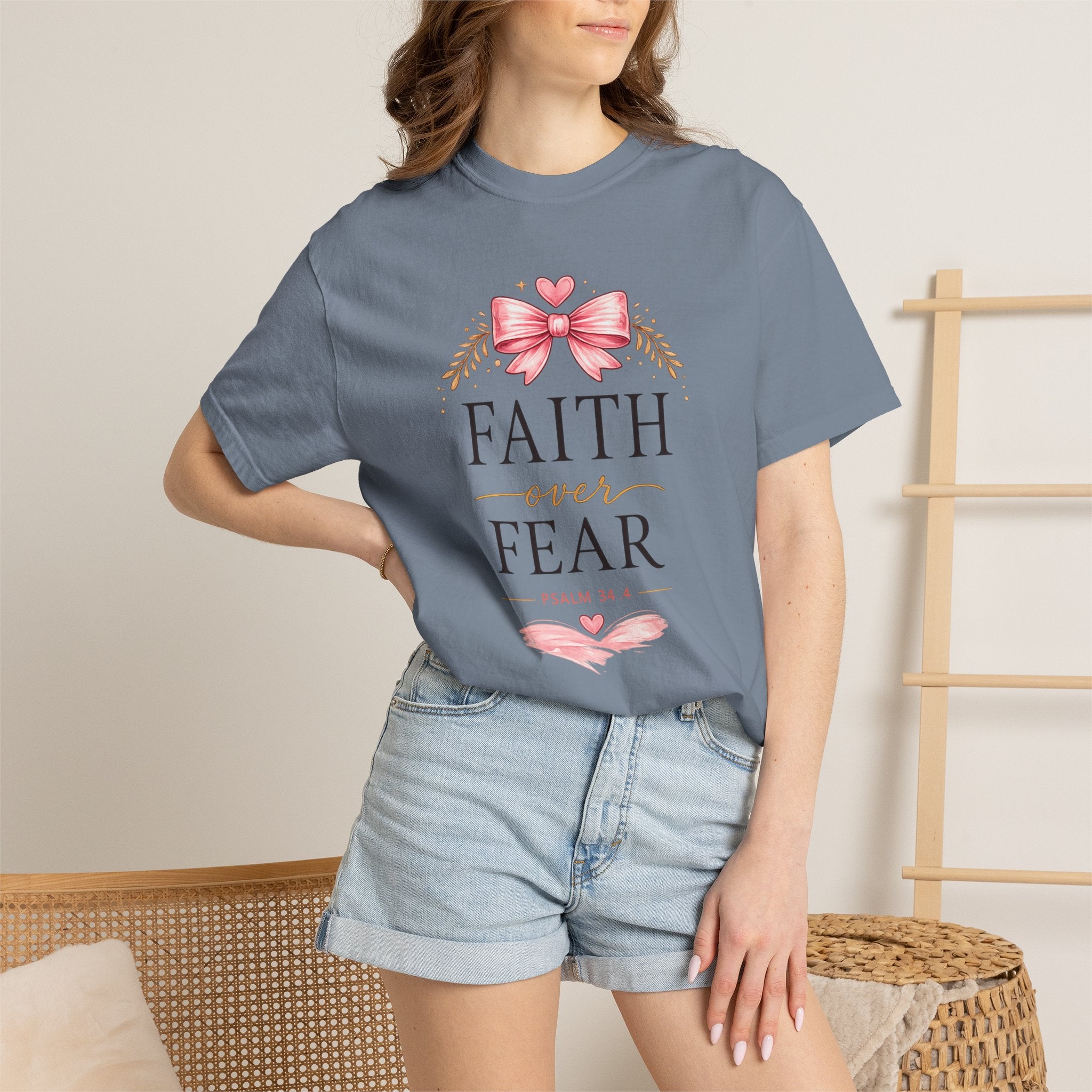 Faith Over Fear T-Shirt — Christian Inspirational Graphic Tee