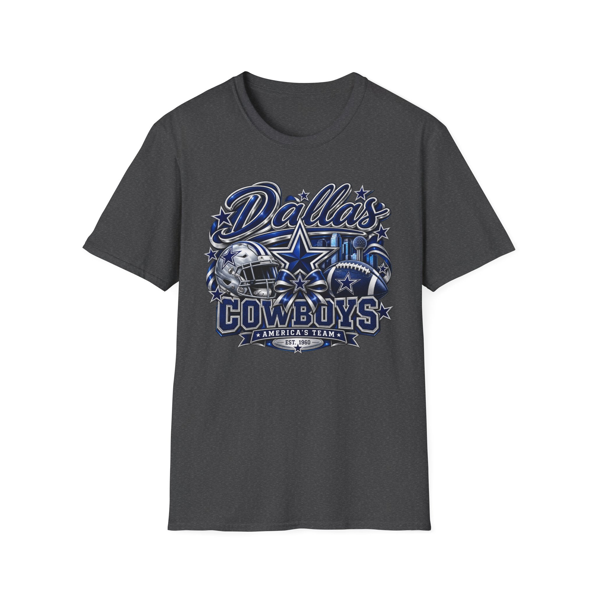 Dallas Cowboys Vintage Football T-Shirt — Retro Team Logo Tee