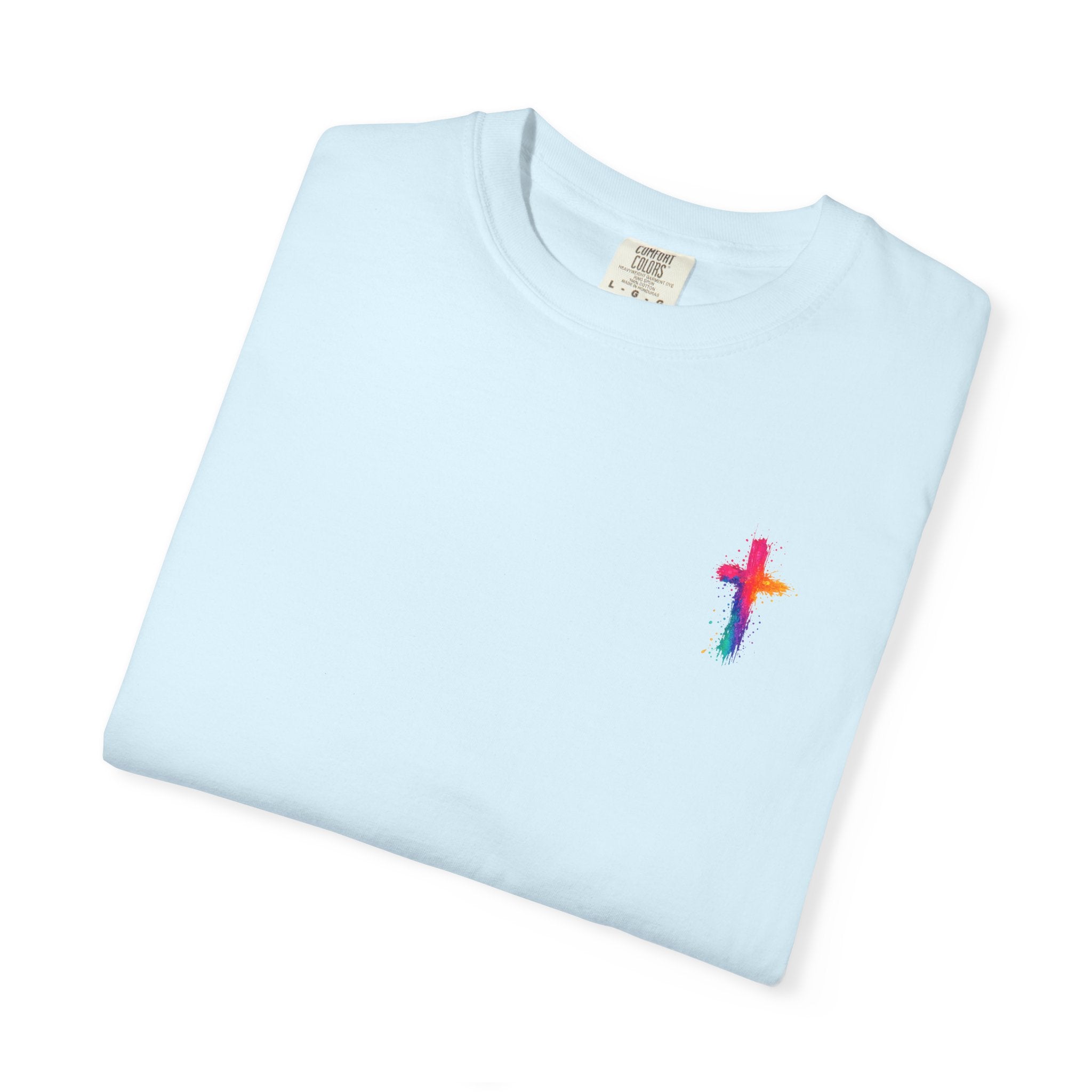 Christian Cross T-Shirt — “The Battle Is Not Yours, It’s the Lord’s” Scripture Tee