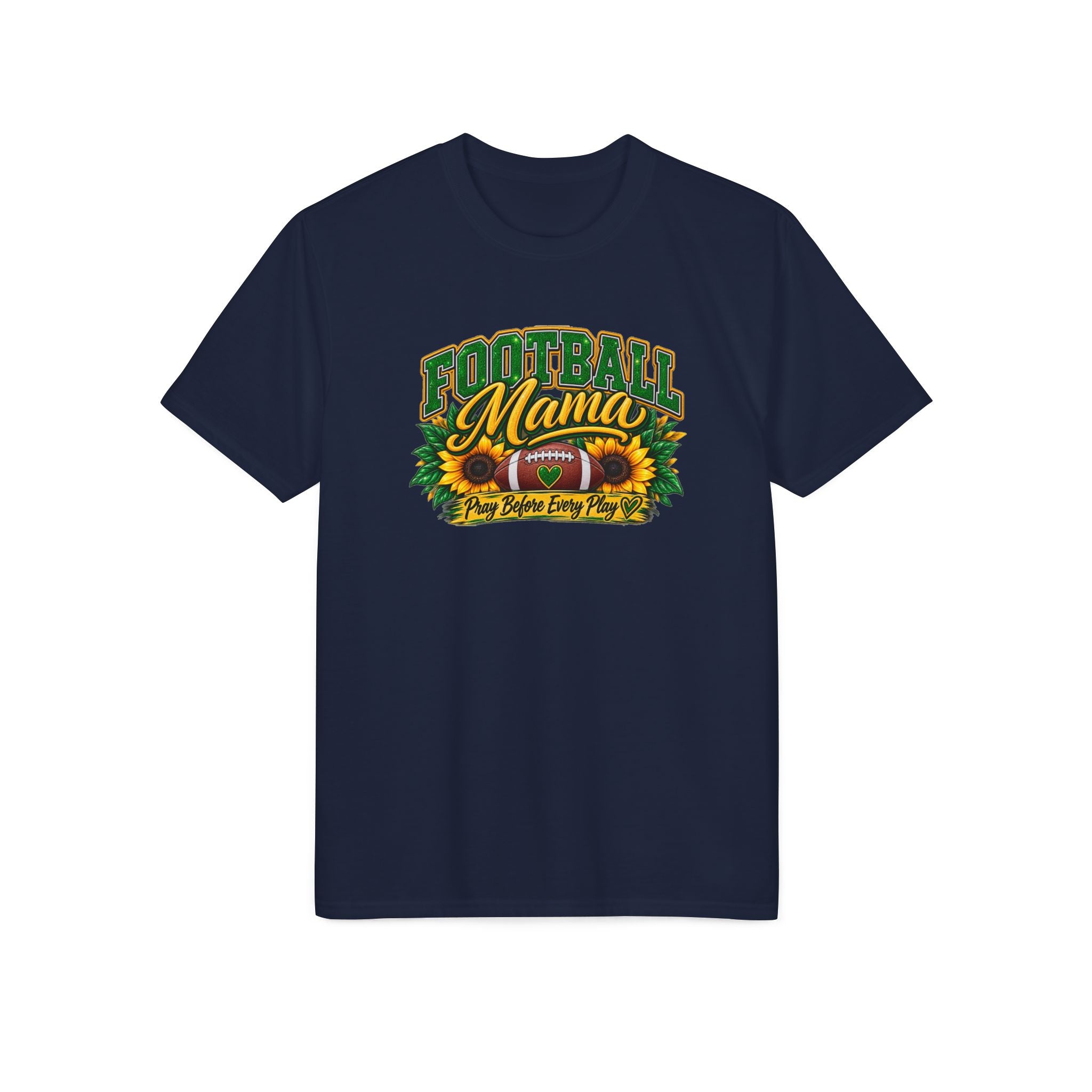 Football Mama T-Shirt — Sunflower Football Mom Tee