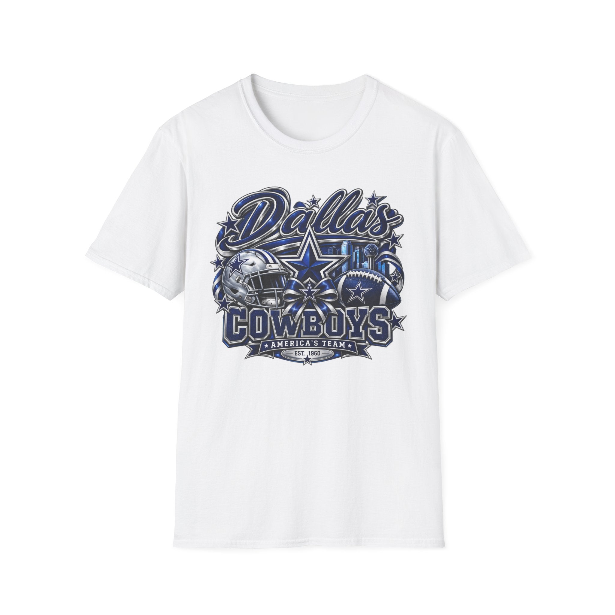 Dallas Cowboys Vintage Football T-Shirt — Retro Team Logo Tee