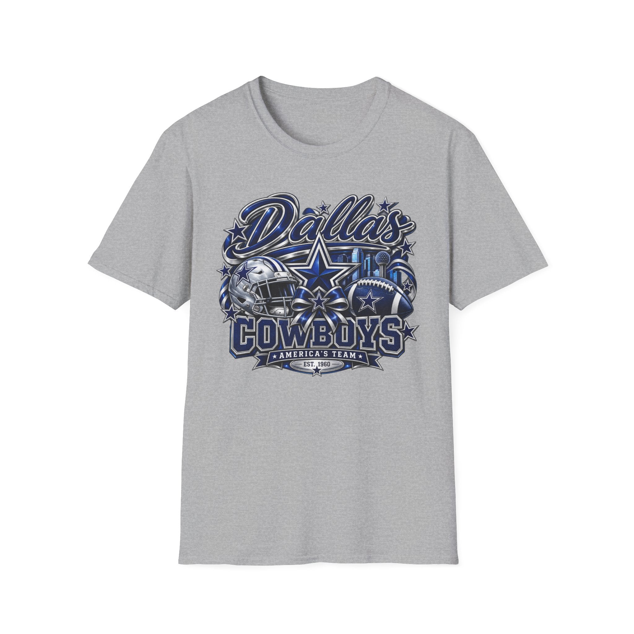 Dallas Cowboys Vintage Football T-Shirt — Retro Team Logo Tee