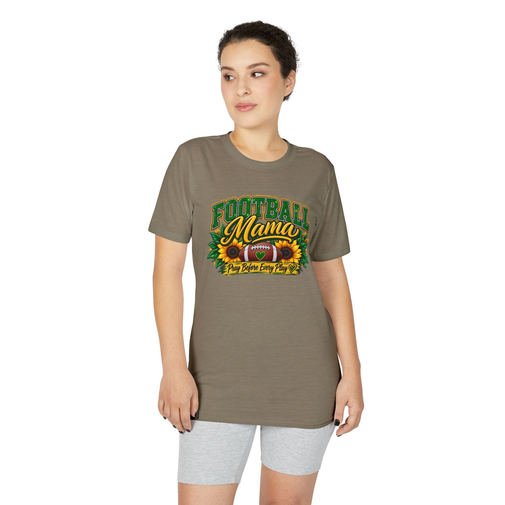 Football Mama T-Shirt — Sunflower Football Mom Tee