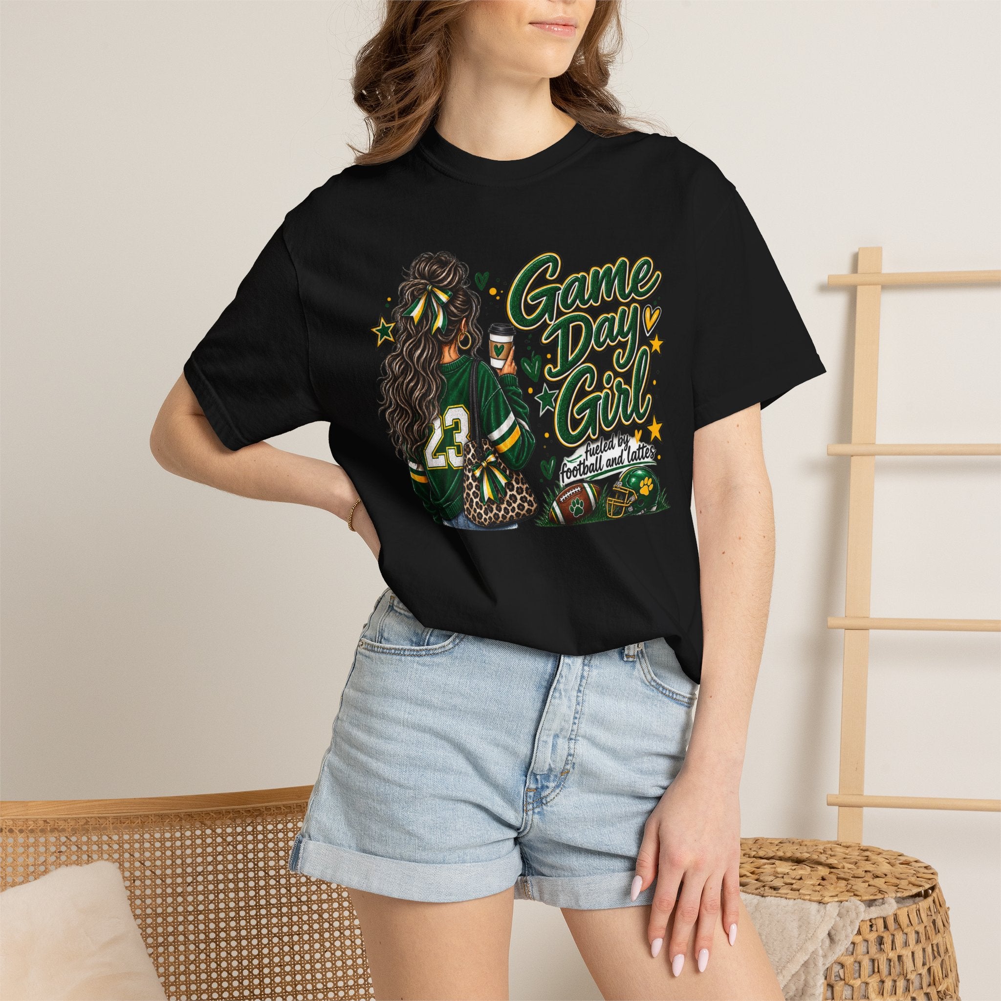Game Day Girl T-Shirt — Football Mom/Player Cheer Tee
