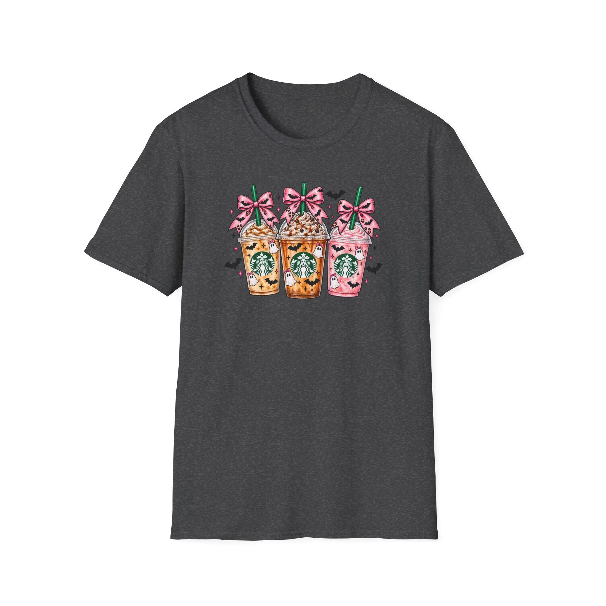 Halloween Starbucks Frappuccino Tee — Cute Pumpkin & Witch Drink Graphic T-Shirt
