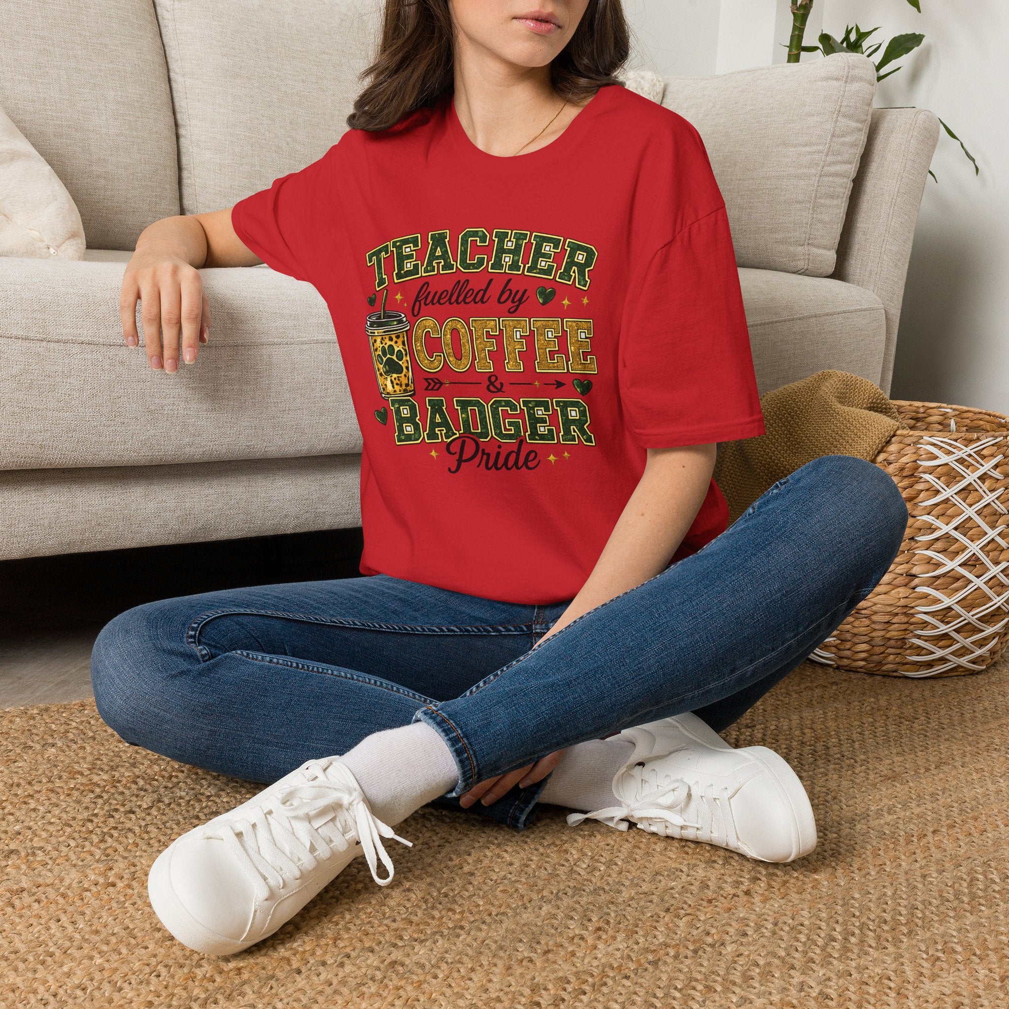 Teacher Fueled by Coffee T‑Shirt