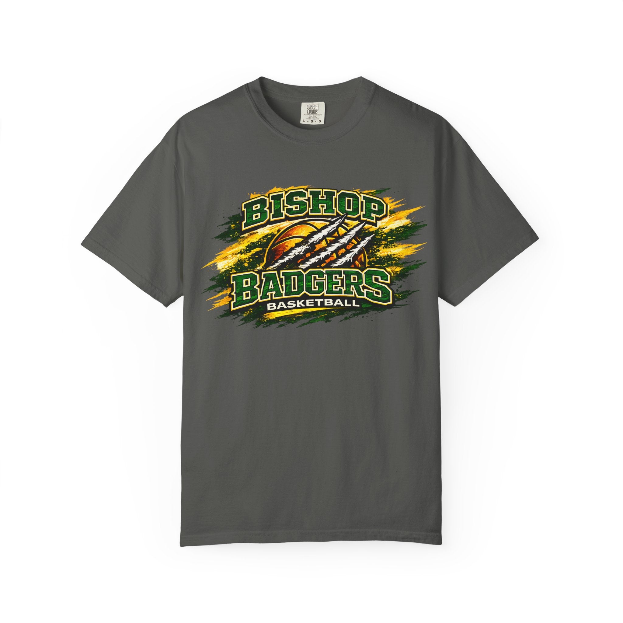 Bishop Badgers Basketball T-Shirt – Vintage Team Graphic