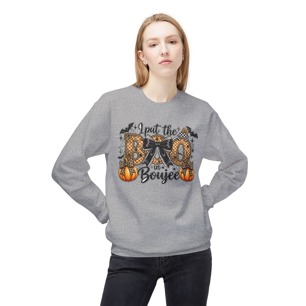 Halloween 'I Put the Boo in Boujee' Crewneck Sweatshirt