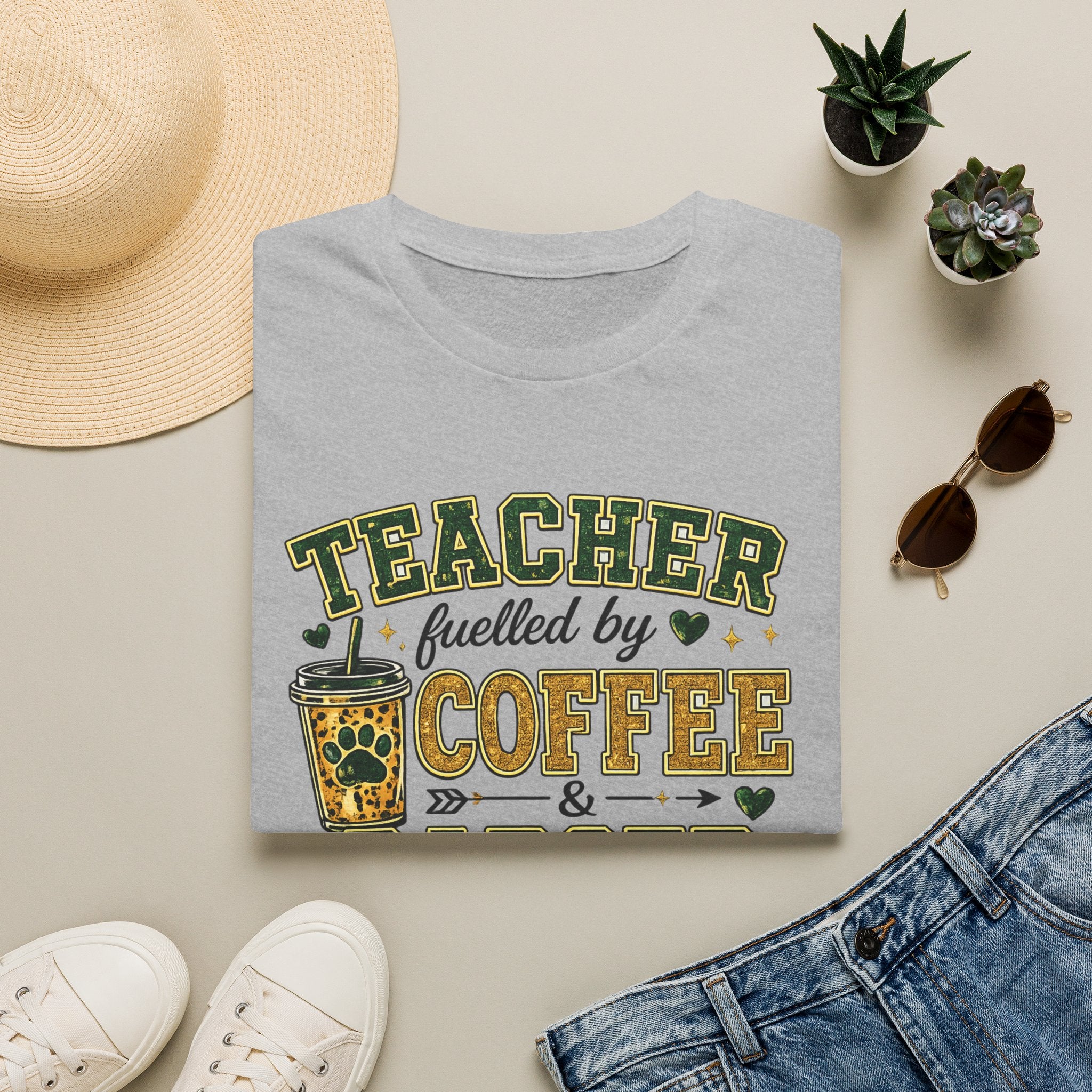 Teacher Fueled by Coffee T‑Shirt