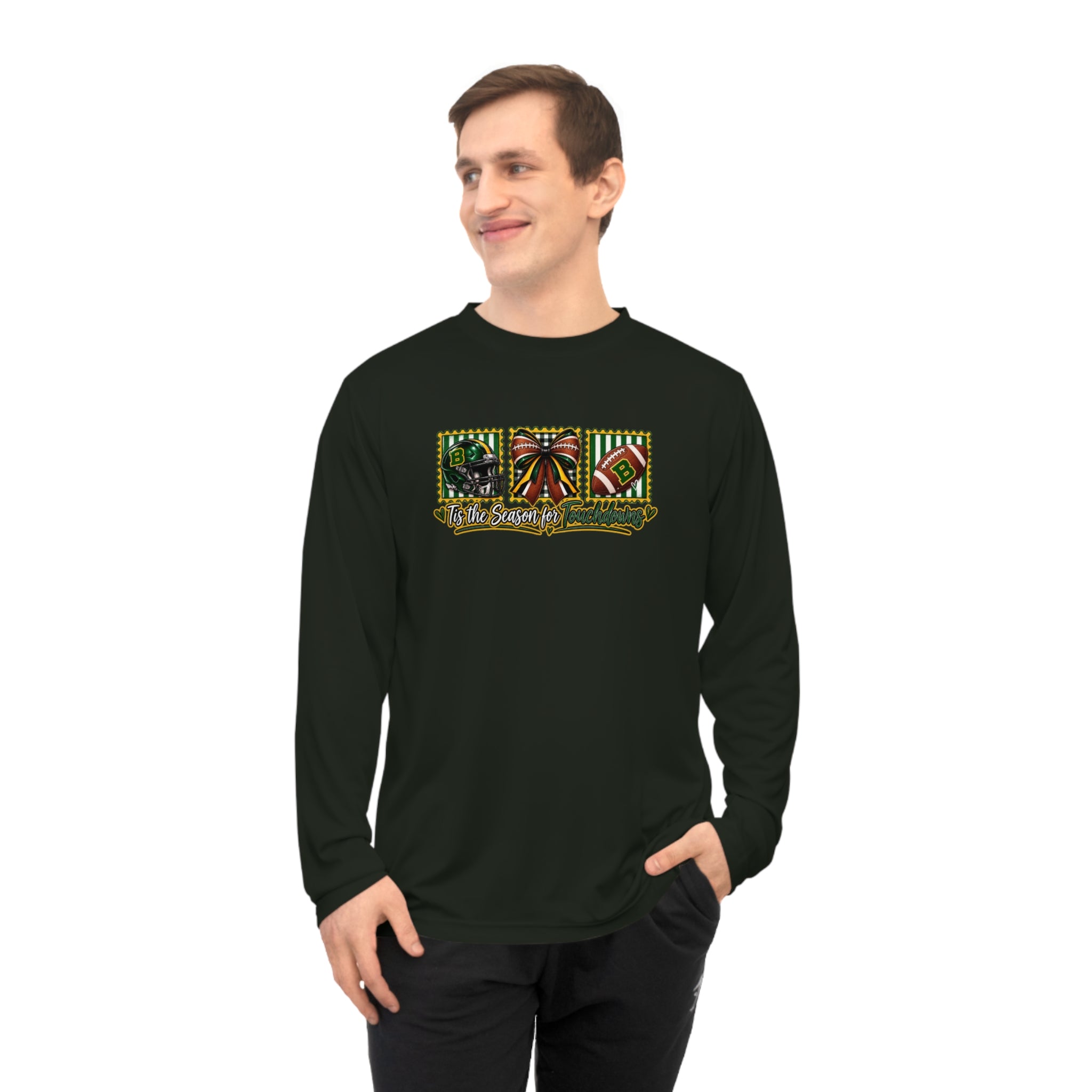 Beach Stamps Long Sleeve Performance Shirt