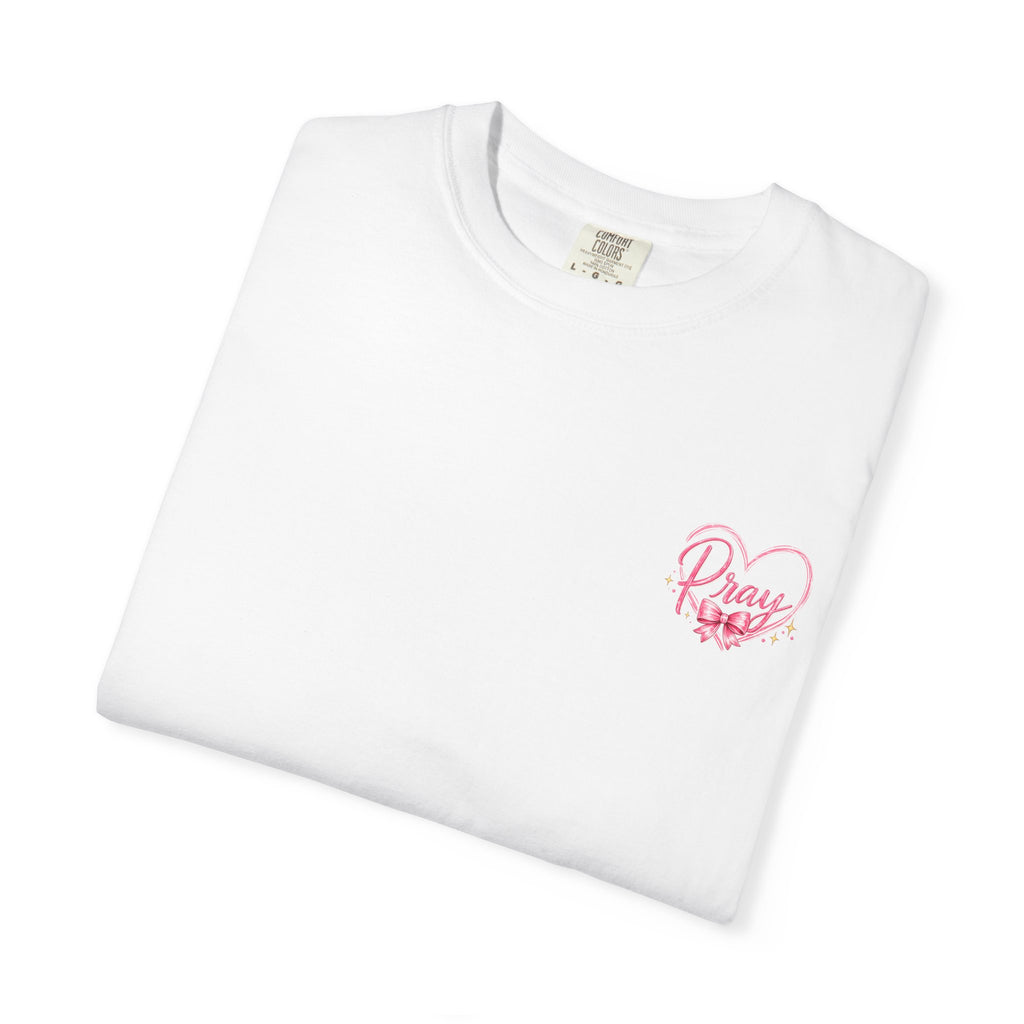 Trust God Always T-Shirt — Faith-Based Inspirational Tee with Pink Ribbon Design