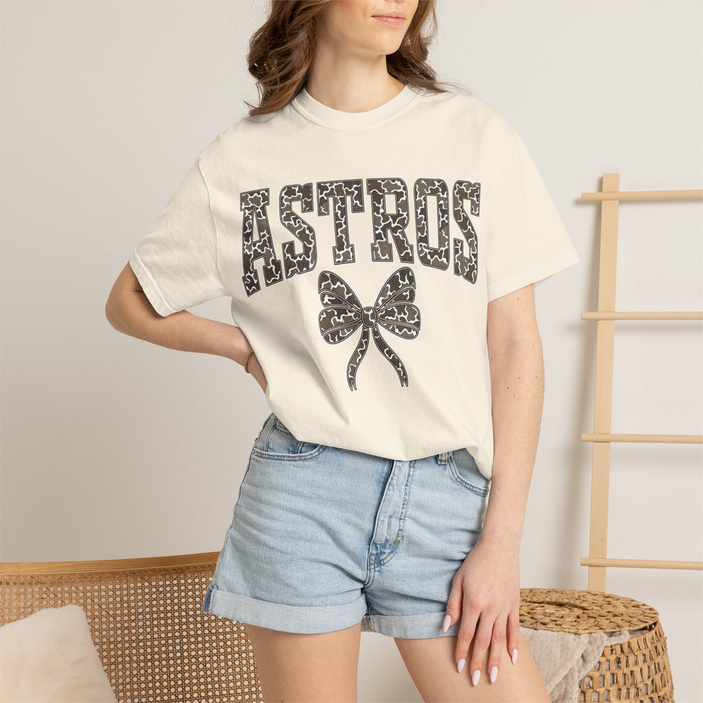 Astros Floral Bow T-Shirt