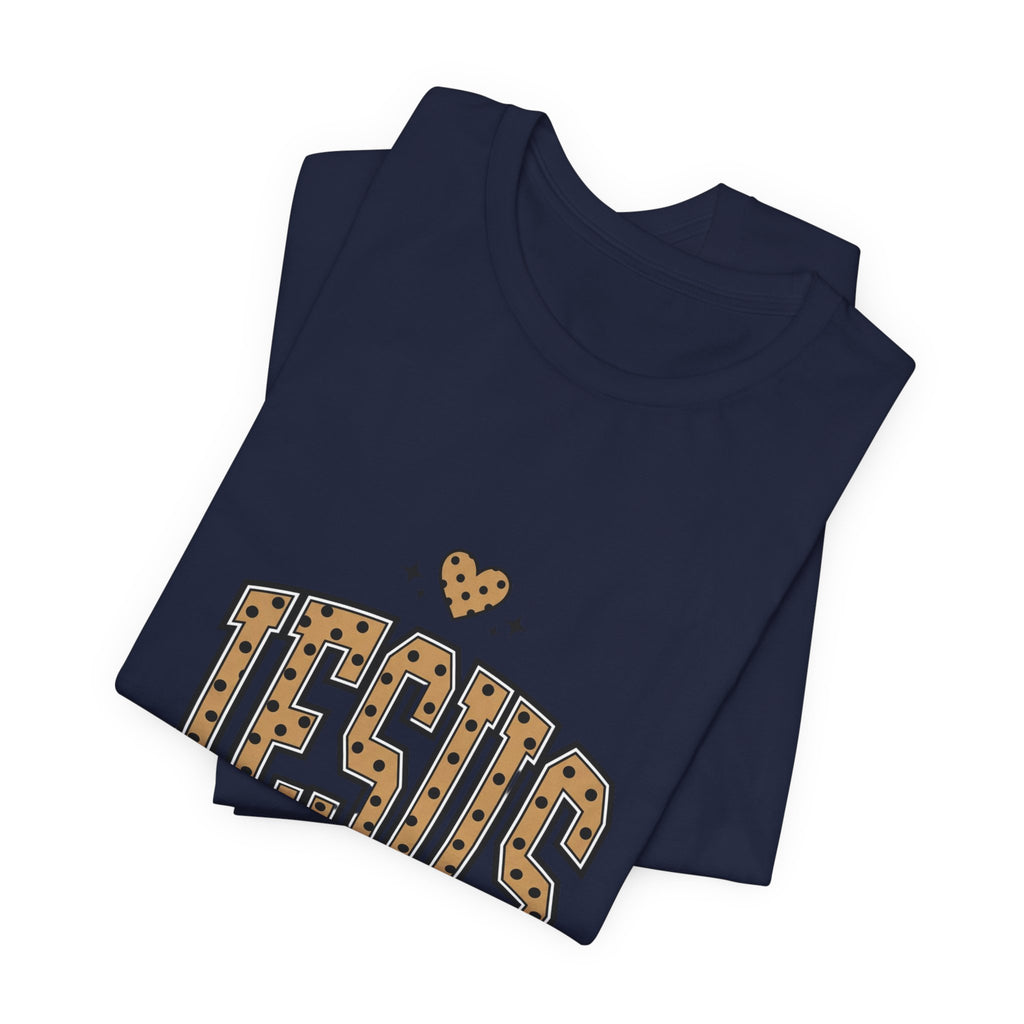 Jesus Loves You Tee | Polka Dot Retro Typography