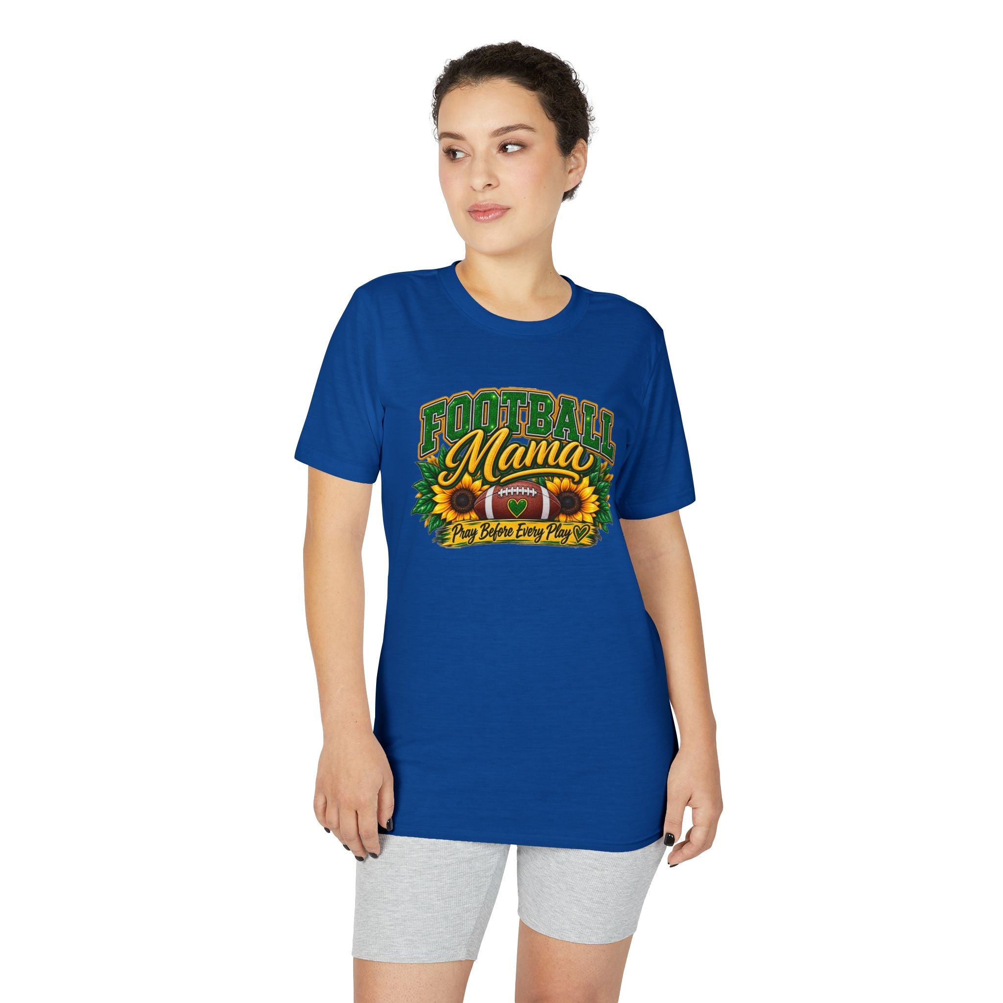 Football Mama T-Shirt — Sunflower Football Mom Tee