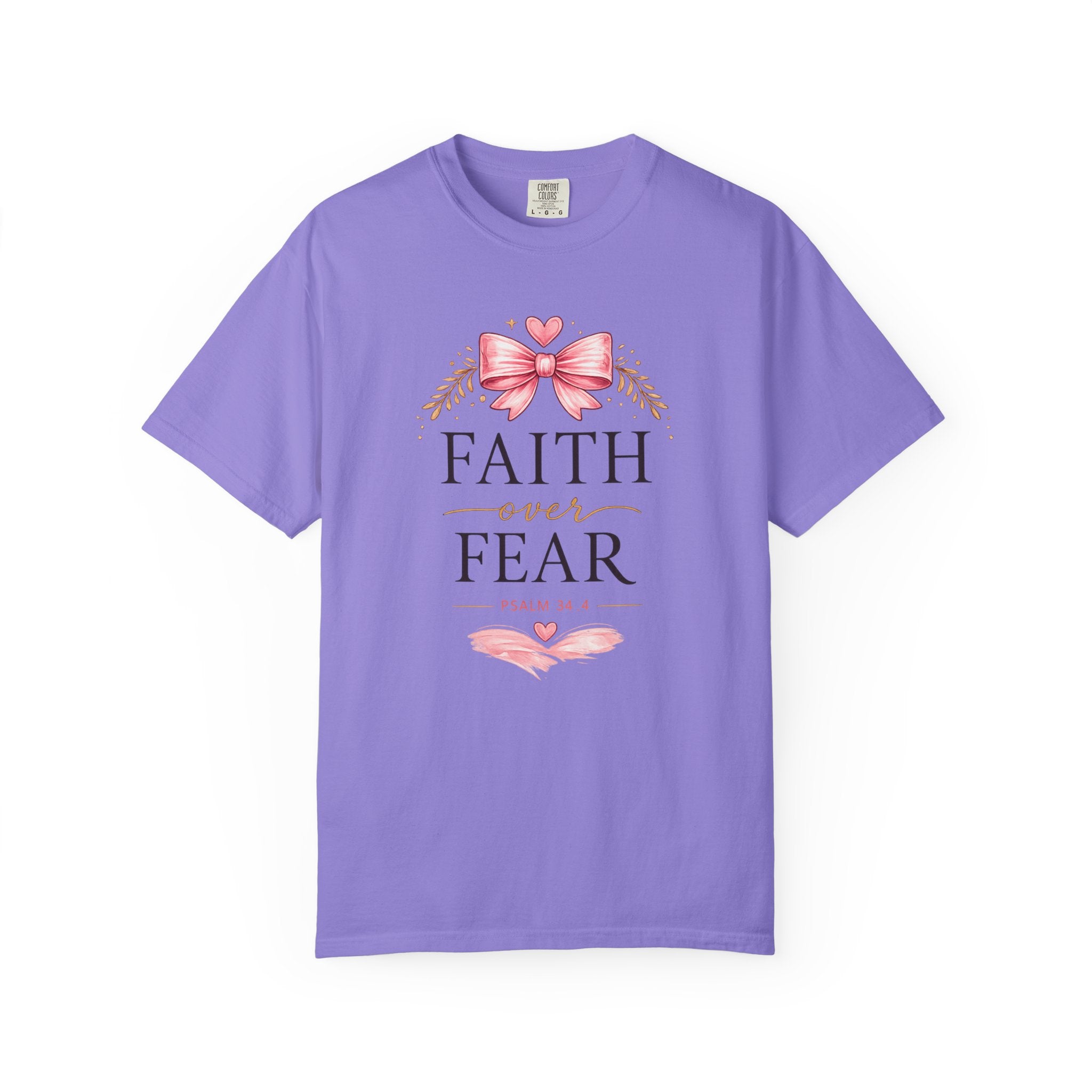 Faith Over Fear T-Shirt — Christian Inspirational Graphic Tee