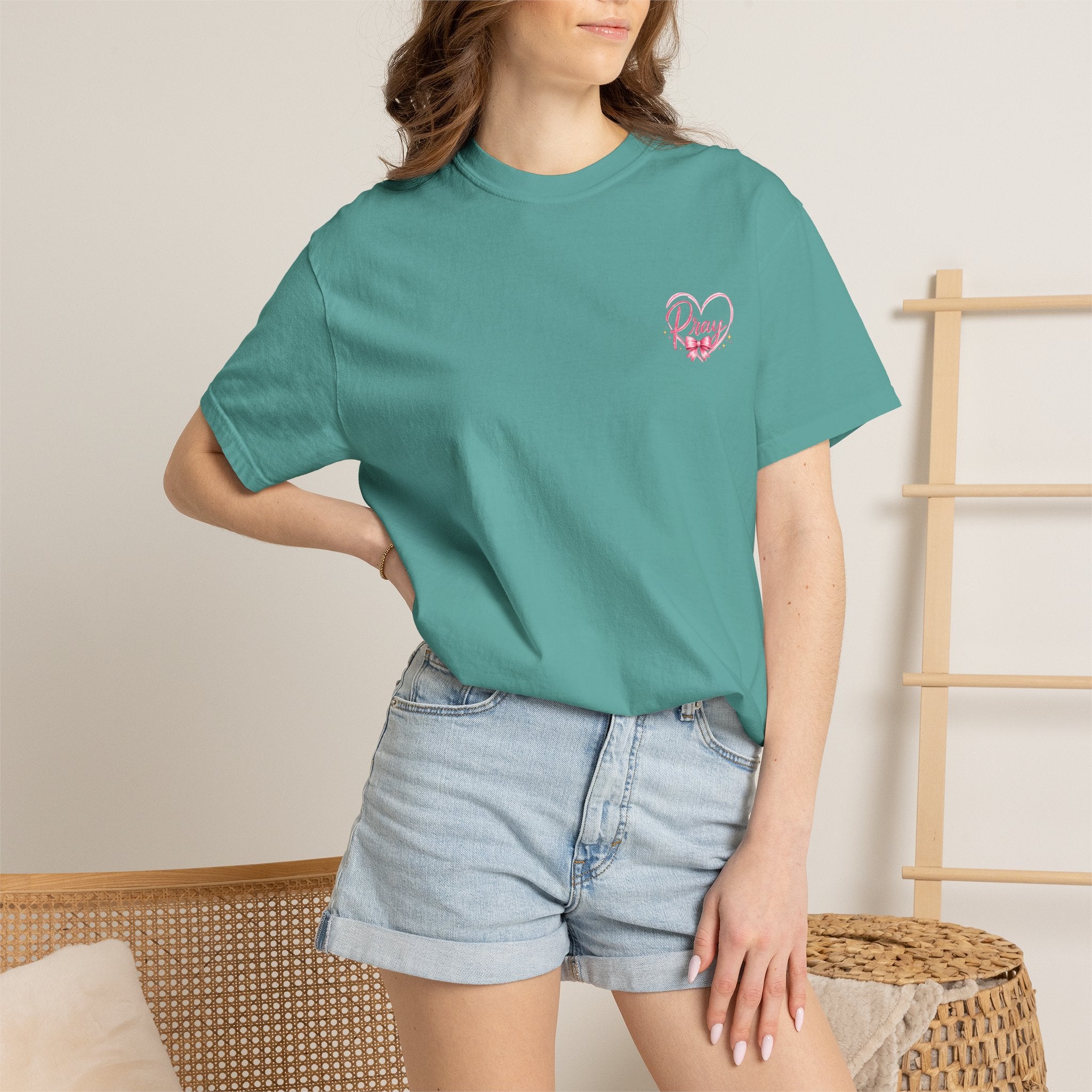 Trust God Always T-Shirt — Faith-Based Inspirational Tee with Pink Ribbon Design