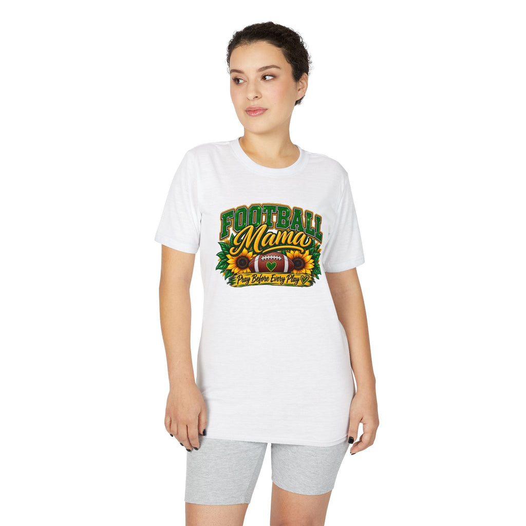 Football Mama T-Shirt — Sunflower Football Mom Tee