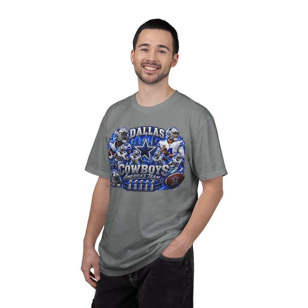 Dallas Cowboys Football T-Shirt — Team Logo & Players Graphic