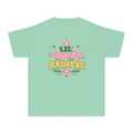 Youth Tee — "Lil Mighty Badgers" Cute Team Shirt (Girls)
