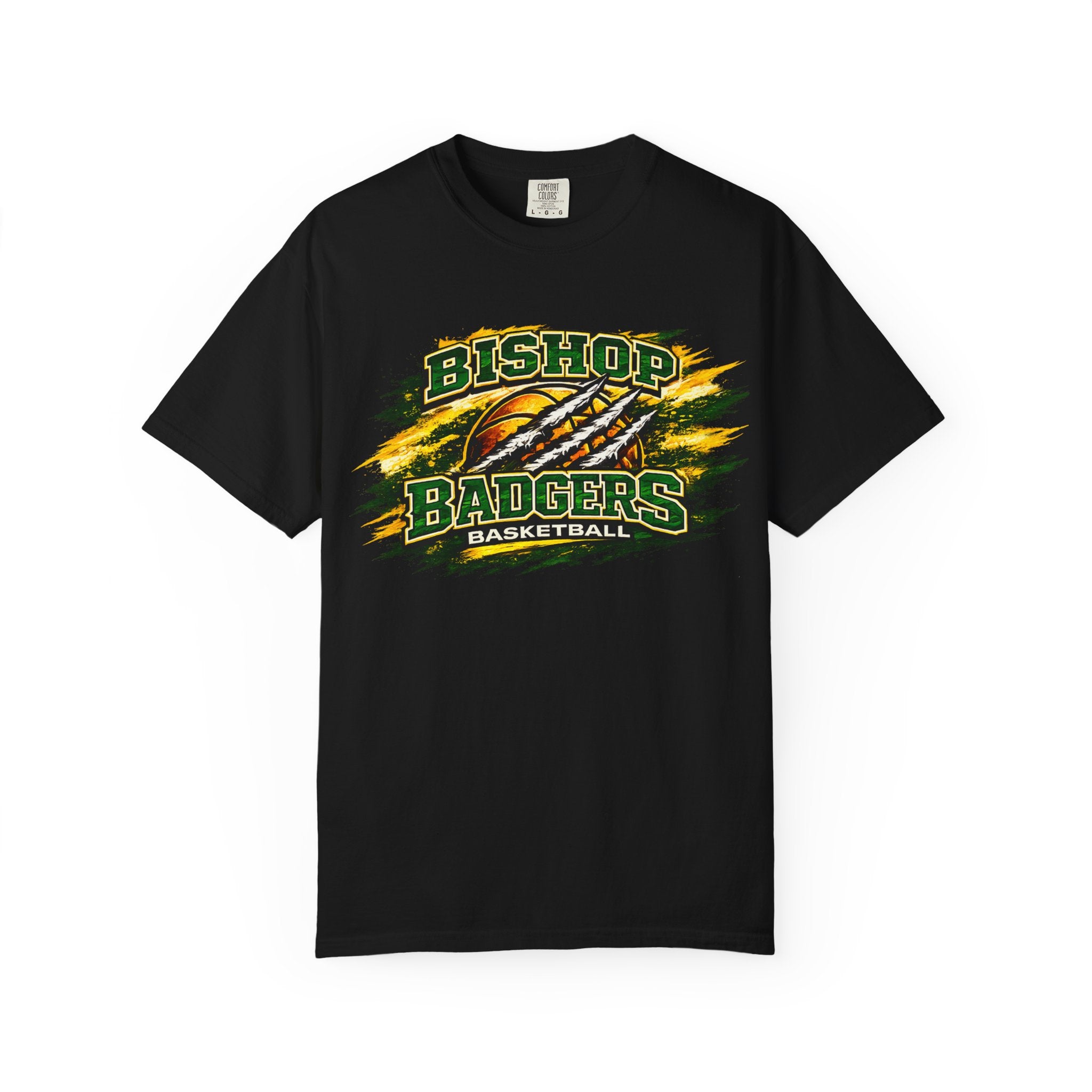 Bishop Badgers Basketball T-Shirt – Vintage Team Graphic