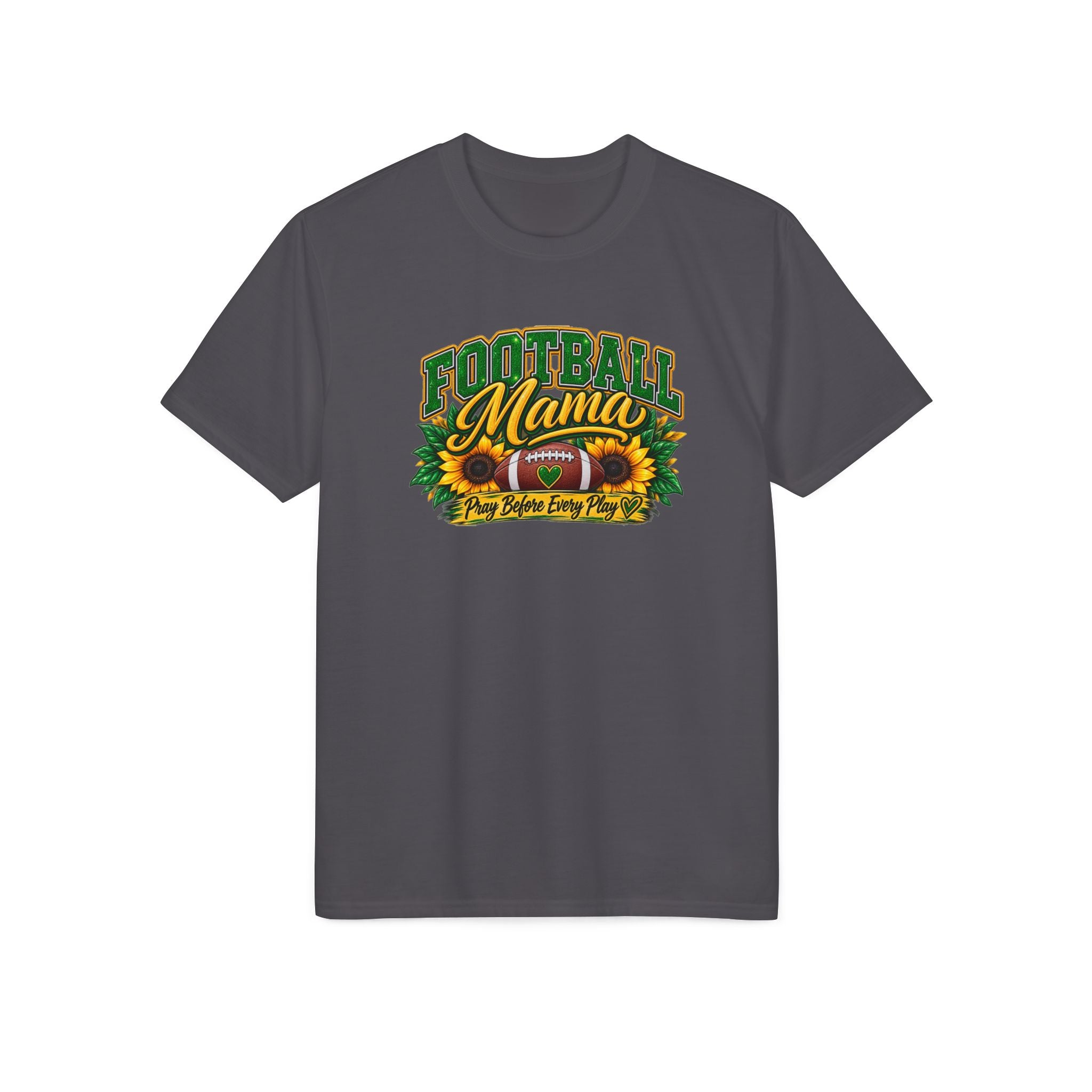 Football Mama T-Shirt — Sunflower Football Mom Tee