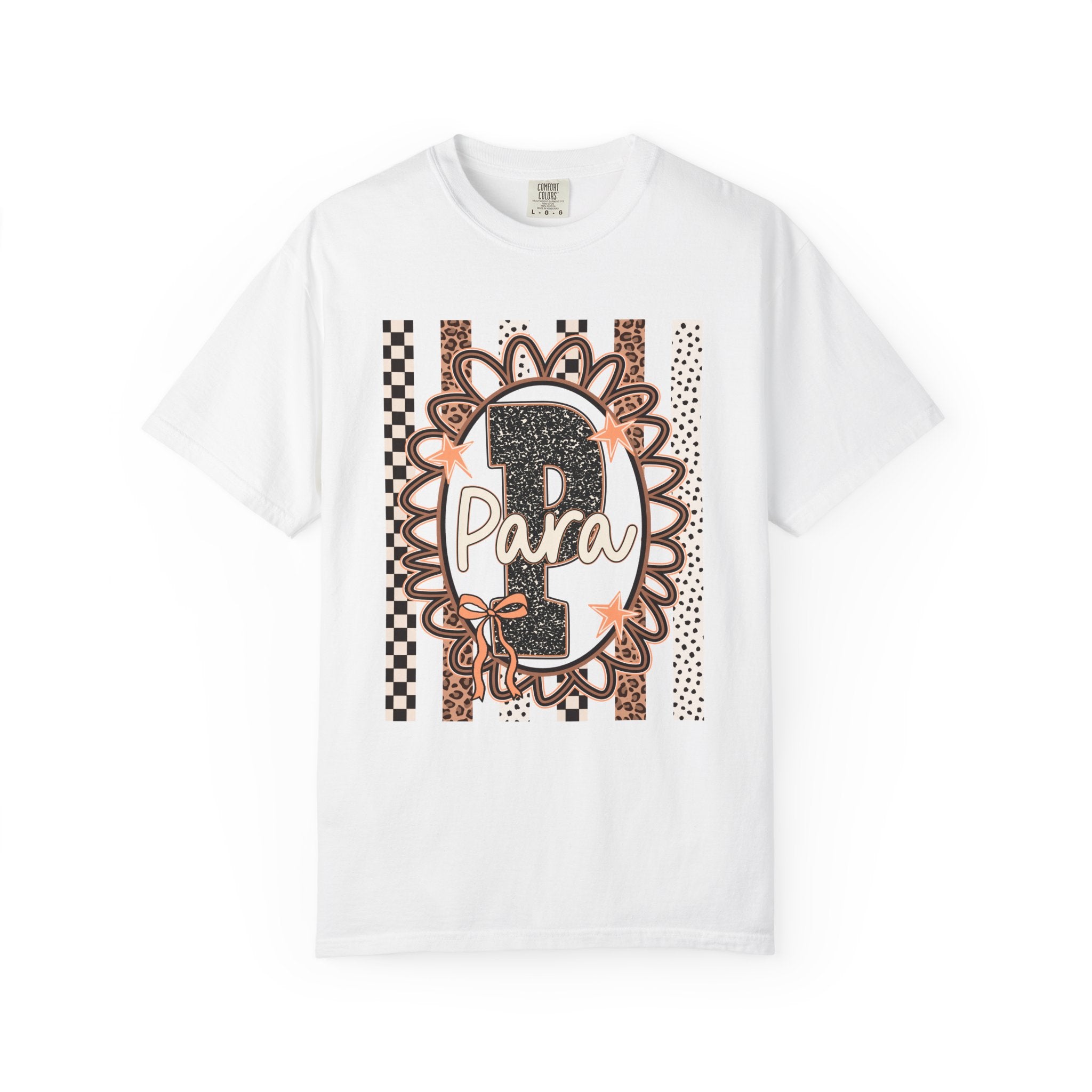 1st Birthday T-Shirt — "1 Para" Leopard Floral Celebration Tee