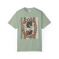 Speed S Graphic Tee — Vintage Leopard Floral Checkerboard Design