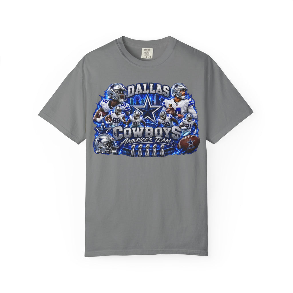 Dallas Cowboys Football T-Shirt — Team Logo & Players Graphic