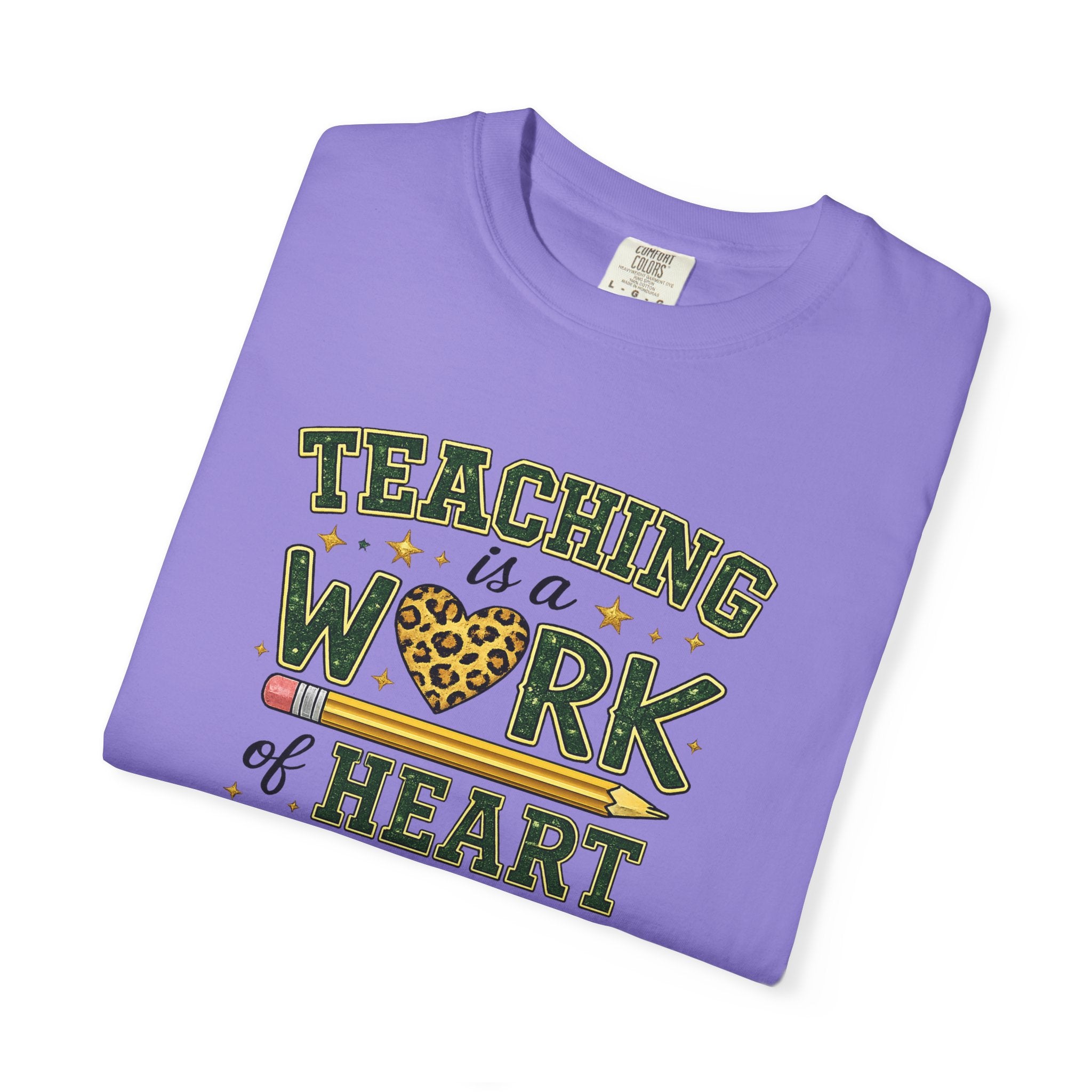 Teaching Is a Work of Heart T-Shirt – #BadgerPride Teacher Appreciation Tee
