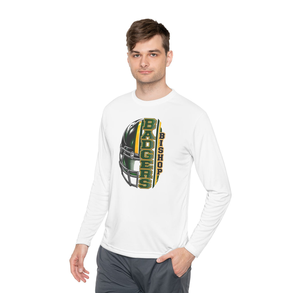 Badgers Bishop Football Helmet Long Sleeve Tee
