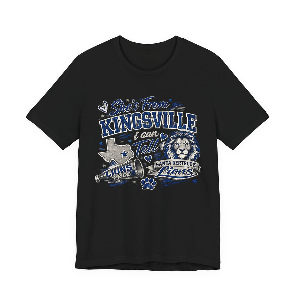 Kingsville Lions 'She's From Kingsville' T-Shirt — School Spirit Tee