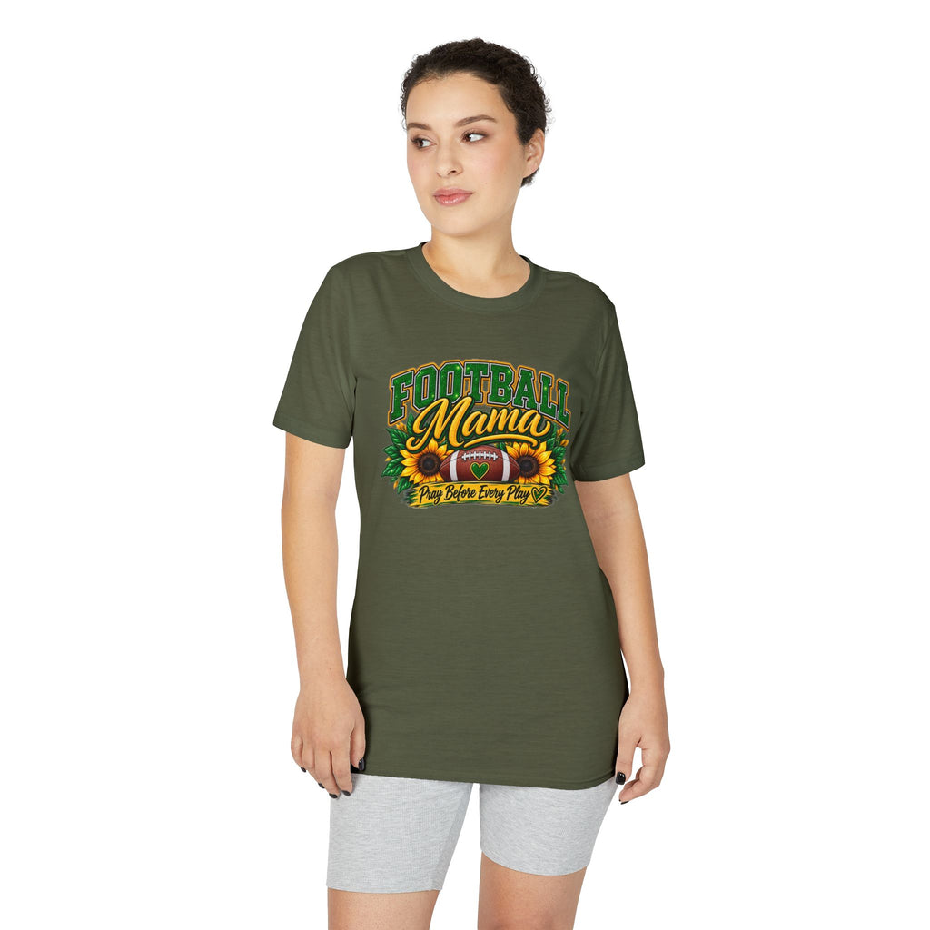 Football Mama T-Shirt — Sunflower Football Mom Tee