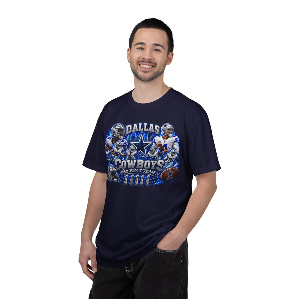 Dallas Cowboys Football T-Shirt — Team Logo & Players Graphic