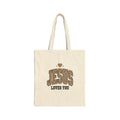 Polka Dot Retro Script 'Jesus Loves You' Tote | Canvas Tote