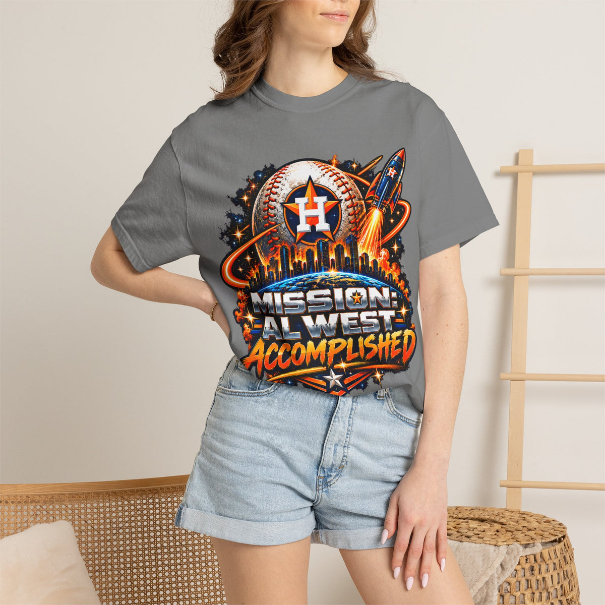 Houston Astros "Mission: AL West Accomplished" T-Shirt