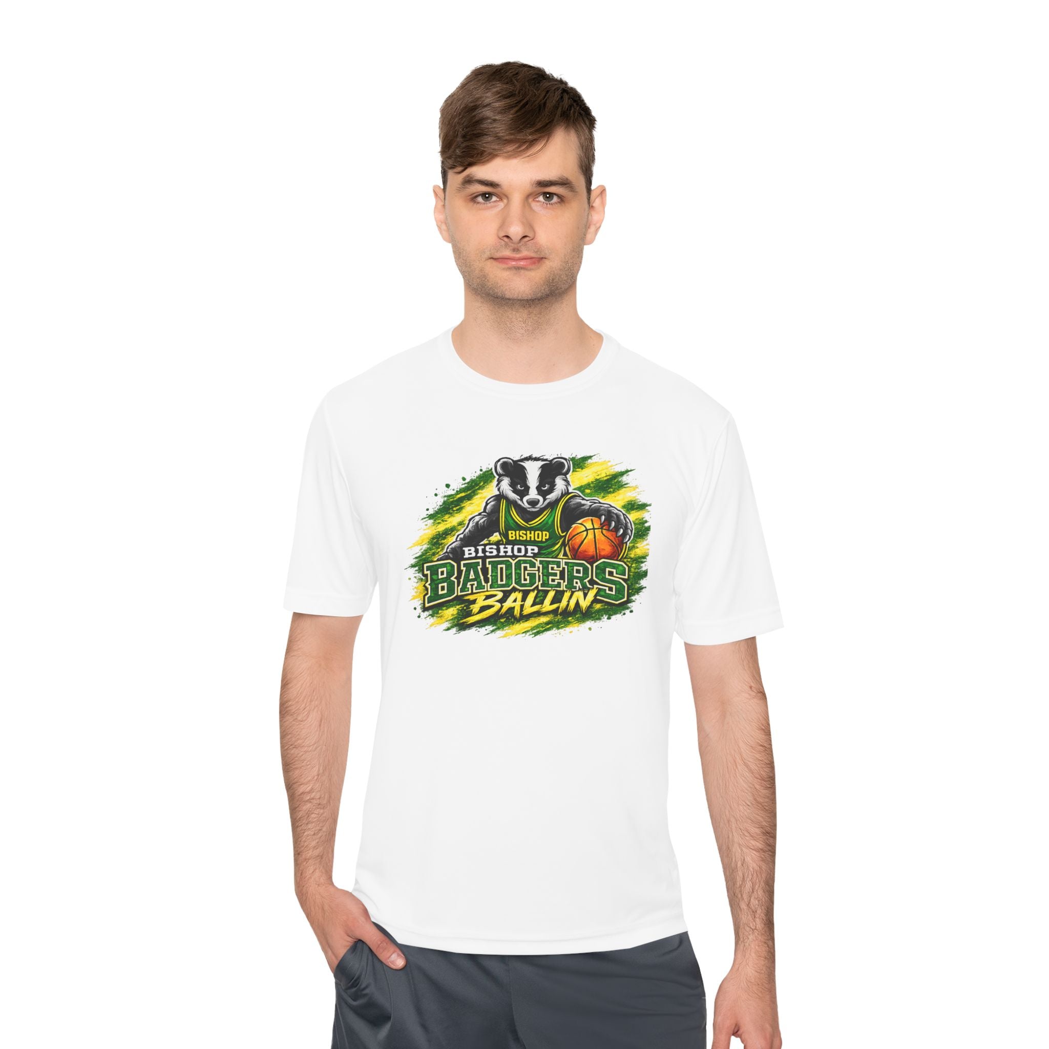 Badgers Ballin' Basketball Tee — Moisture-Wicking Team Sports Shirt