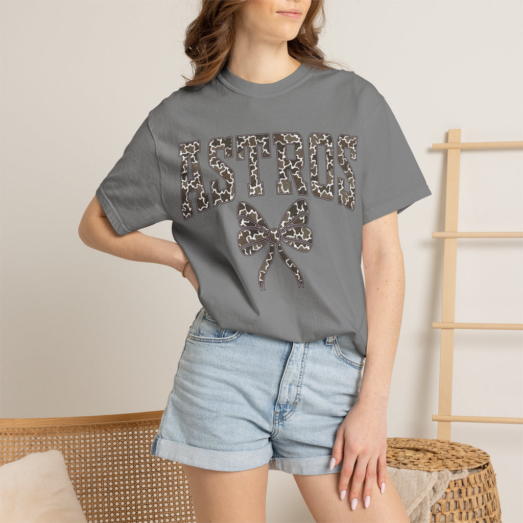 Astros Floral Bow T-Shirt